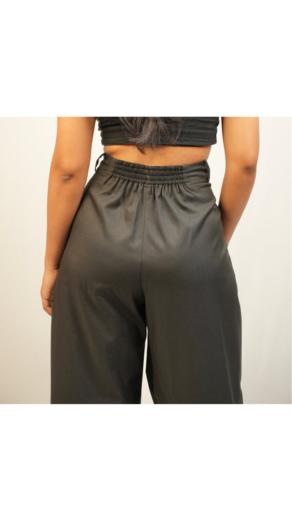 Wide Leg Trouser Black