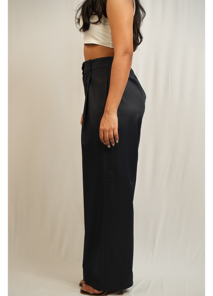 Wide Leg Trouser Blue