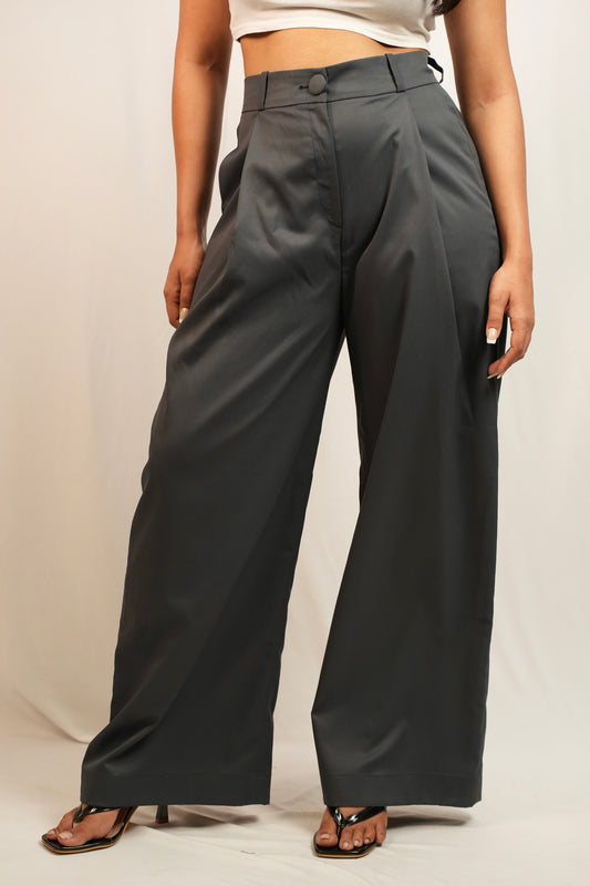 Wide Leg Trouser grey