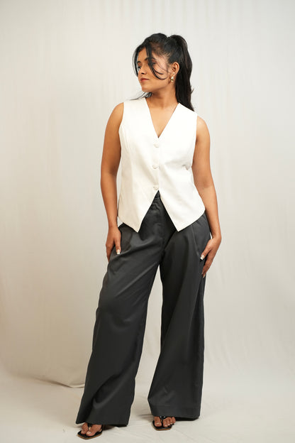 Wide Leg Trouser grey
