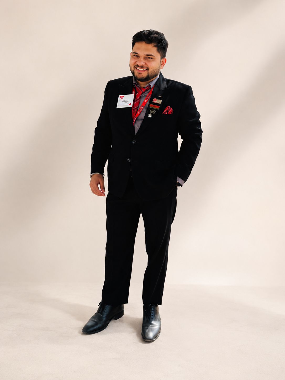 MIDNIGHT BLAZER AND TROUSER SET